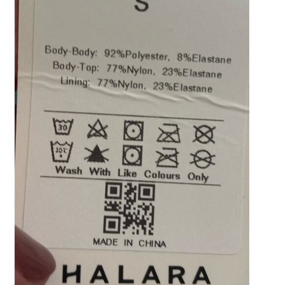 Halara ocean blue Breezeful high/low skirt, NWT, resort, feminine, breezy, flowy - Picture 6 of 6